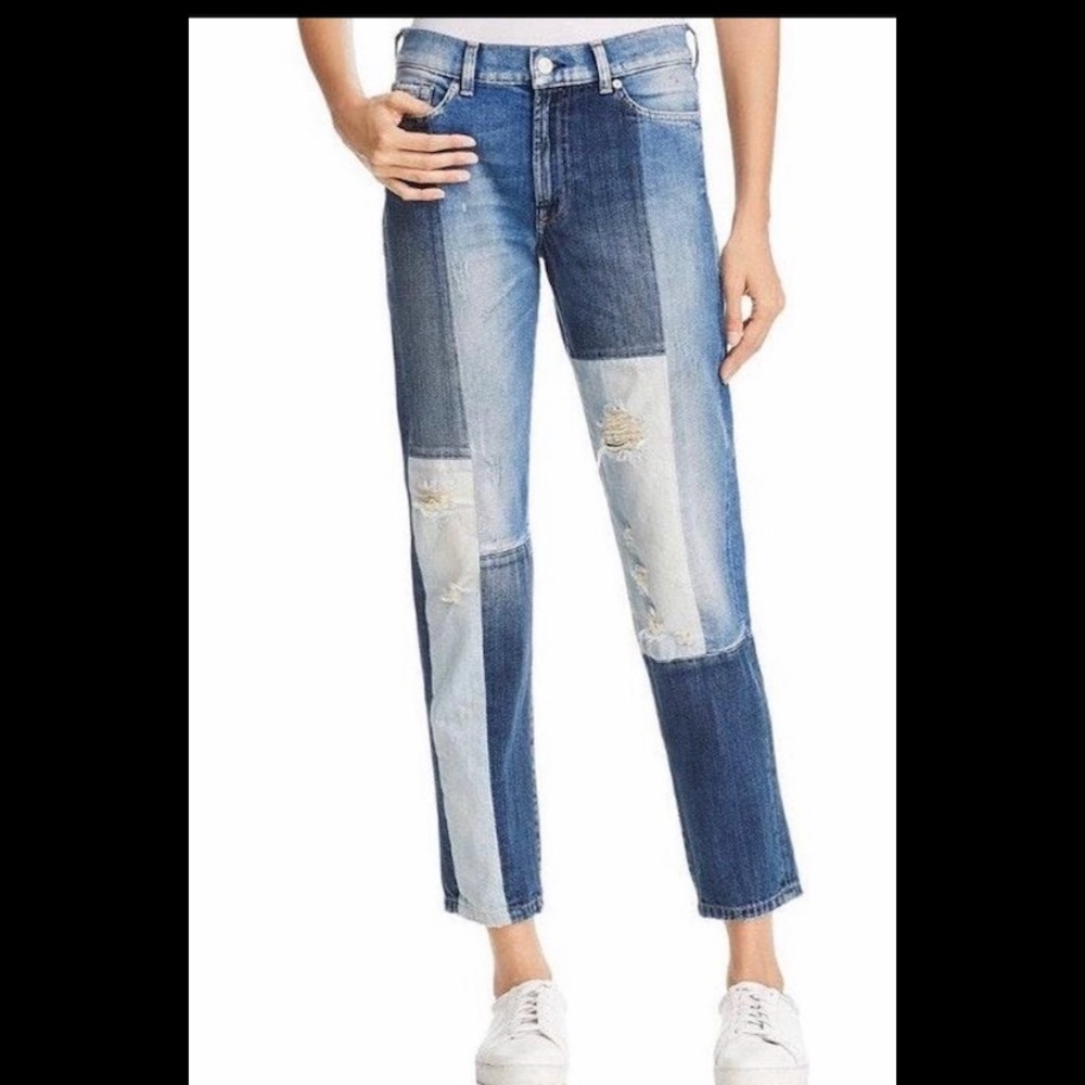 7 For All Mankind Patchwork Jeans - image 1
